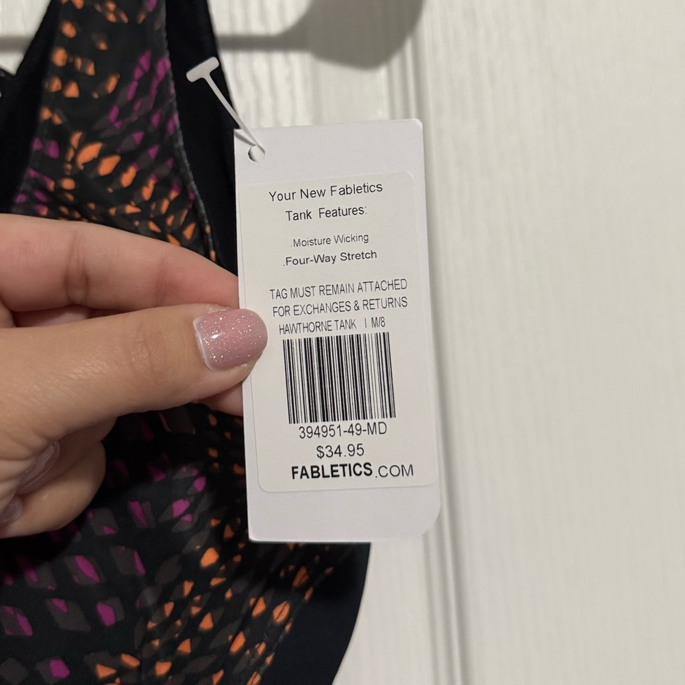 Fabletics Multicolor Patterned Tank Top NWT - image 3